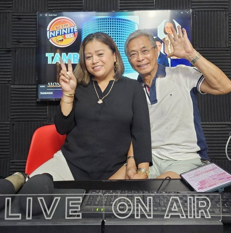 Pastors Ric and Hazel live on air at 102.3 FM Infinite Radio